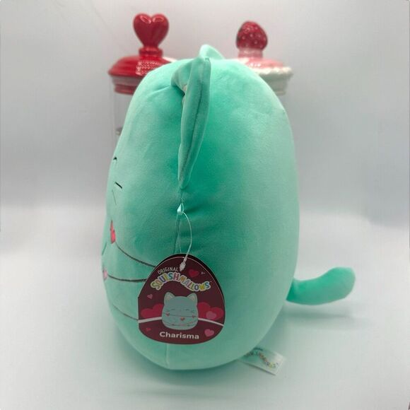 Squishmallow CHARISMA HEARTS the CAT •HTF SIZE 11”• - Picture 2 of 5